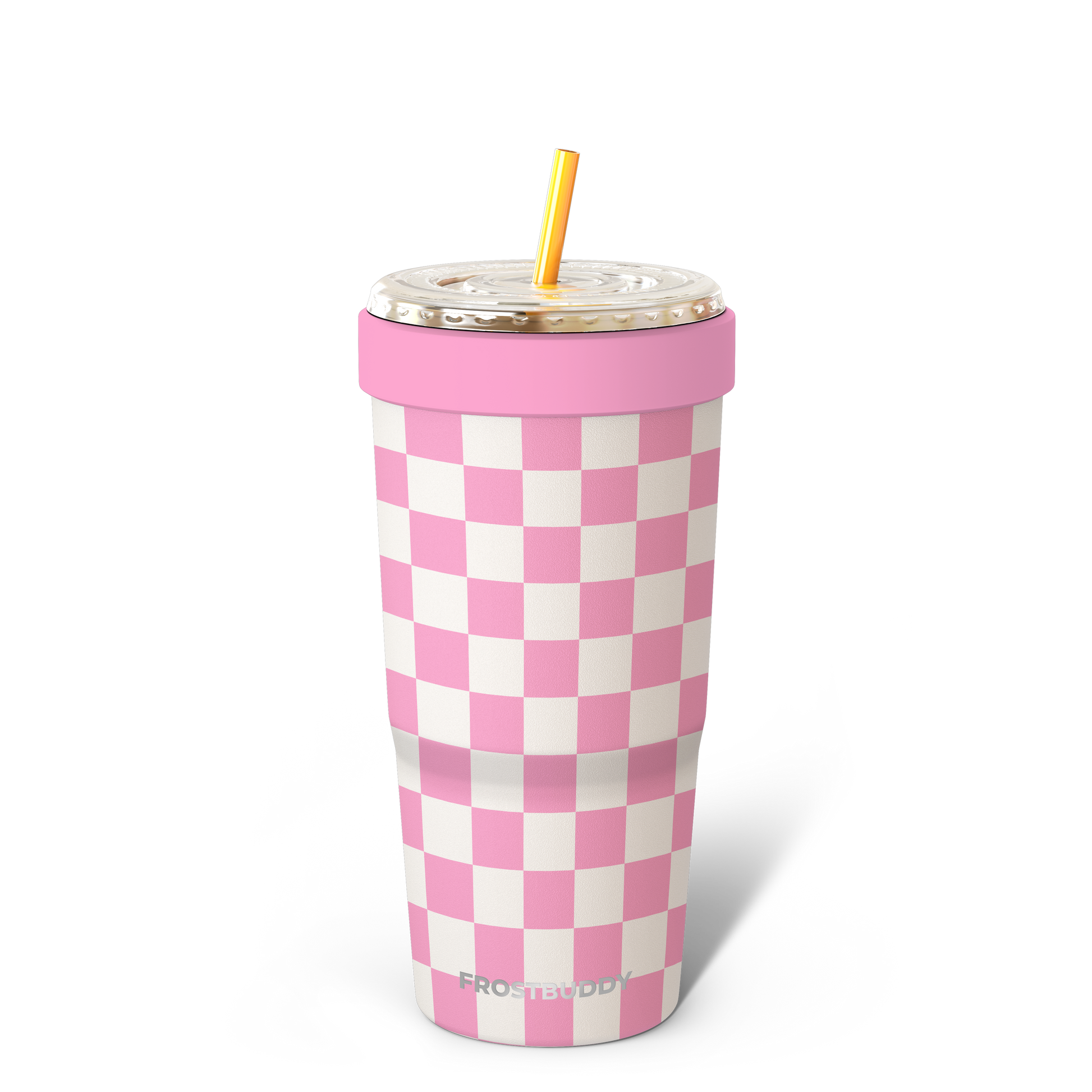 To-Go Buddy | Pink Checkered image 1